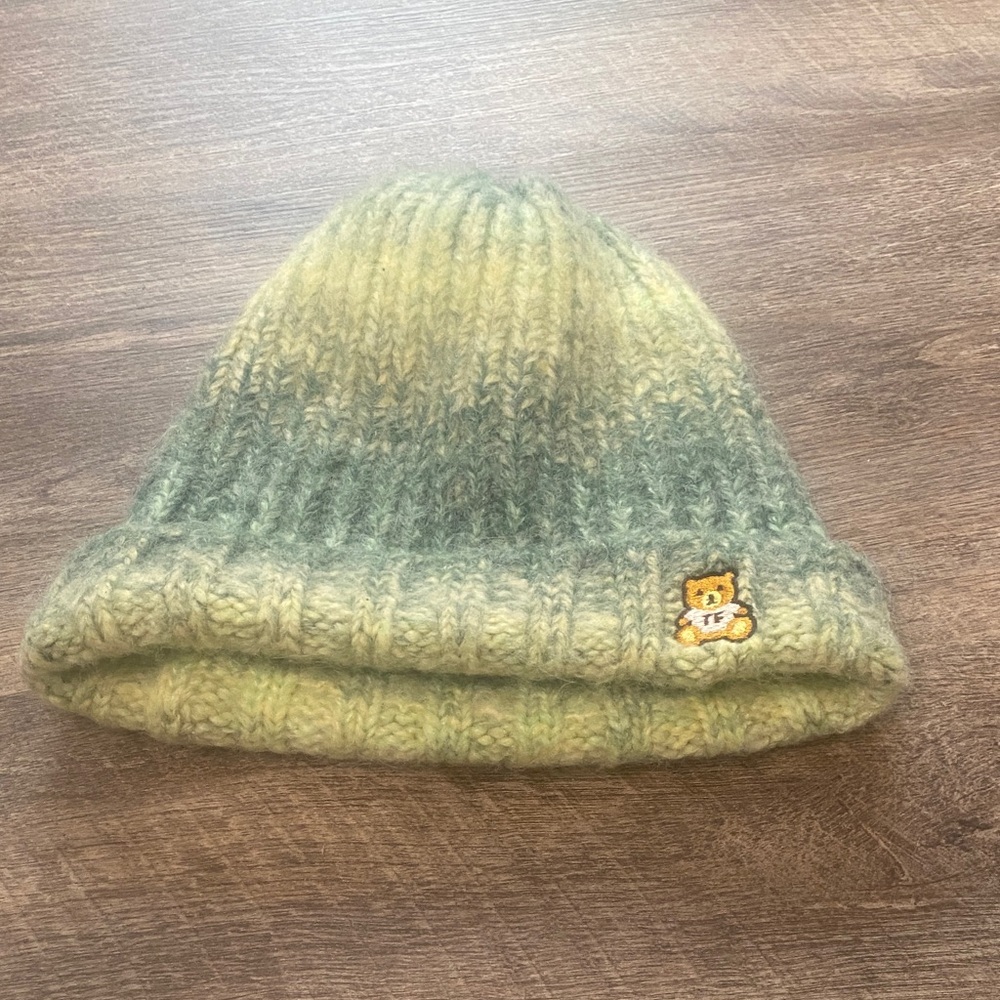 Teddy Fresh Knit Beanie With Teddy Patch Logo